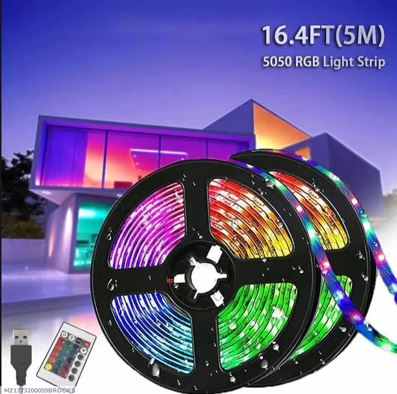 5050 RGB LED Strip Light 16.4FT Remote Control
