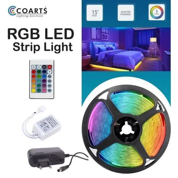 5050 RGB LED Strip Light 16.4FT Remote Control