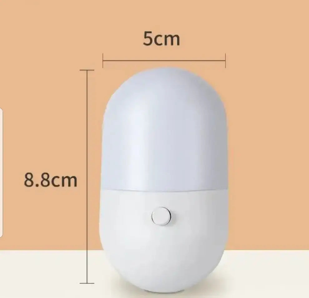 LED Plug In Night Light – Soft Warm Glow Lamp for Bedroom, Hallway & Bathroom